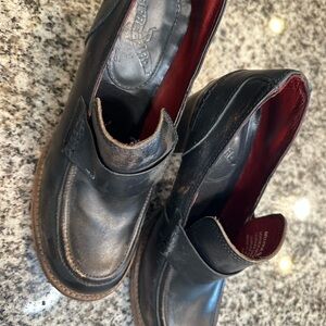 Classic Black Leather Men's Loafers